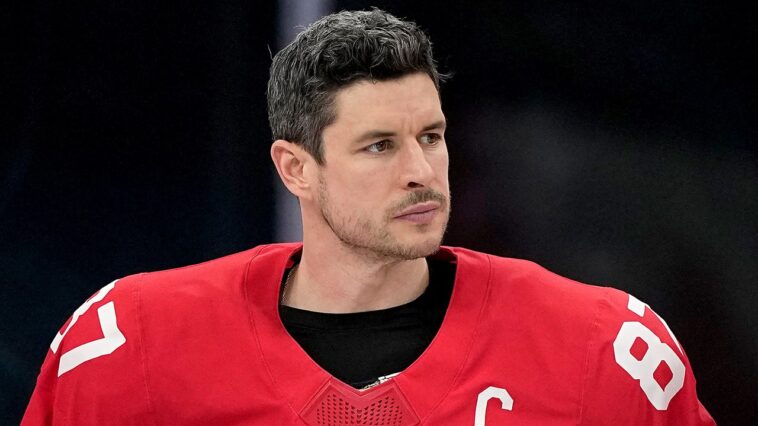 penguins’-sidney-crosby,-scratched-as-a-game-time-decision-for-us-canada,-out-4-weeks-with-injury
