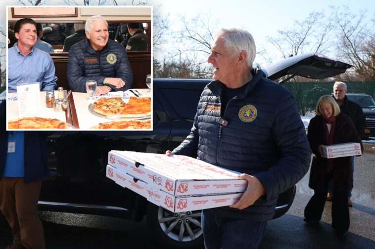 nassau-exec-bruce-blakeman-delivers-pizzas-to-snow-crews,-part-of-fundraiser-for-fallen-cop