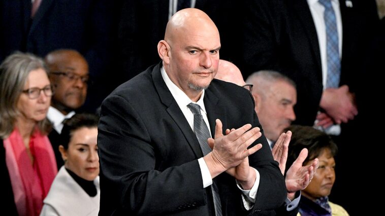 john-fetterman-speaks-on-possibly-being-lone-democrat-to-shake-trump’s-hand-at-state-of-the-union