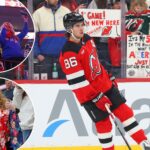 jack-hughes’-olympic-gold-medal-celebration-returns-to-a-raucous-new-jersey-crowd