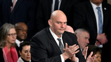 sen.-fetterman-dismisses-criticism-for-shaking-trump’s-hand-at-sotu:-if-people-are-angry,-‘that’s-on-them’