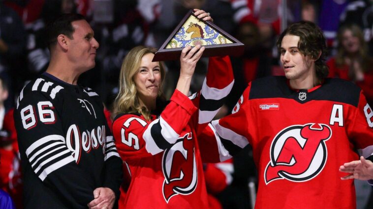 nj-gov.-mikie-sherrill-booed-at-devils-game-honoring-us-olympic-hockey-hero-jack-hughes