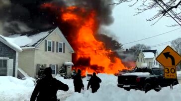 fiery-explosion-destroys-massachusetts-home,-injures-mother-and-2-year-old-child