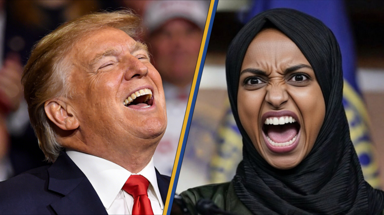 ilhan-omar-crashes-out-during-trump’s-state-of-the-union-address-|-drew-hernandez