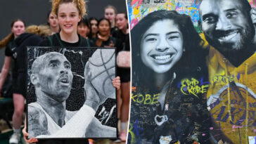 amalia-holguin-gifted-painting-of-kobe-bryant-from-ontario-christian