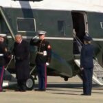 president-trump-gives-us-marine-presidential-challenge-coin-for-his-last-flight-(video)