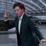 tucker-carlson-sneaks-into-us.-military-hangar-to-slash-the-tires-on-all-the-b-2-bombers