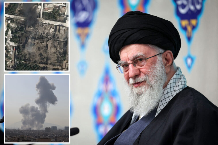 iranian-supreme-leader-ali-khamenei,-president-targeted-in-us-attack-on-iran-as-first-photos-of-destroyed-compound-emerge
