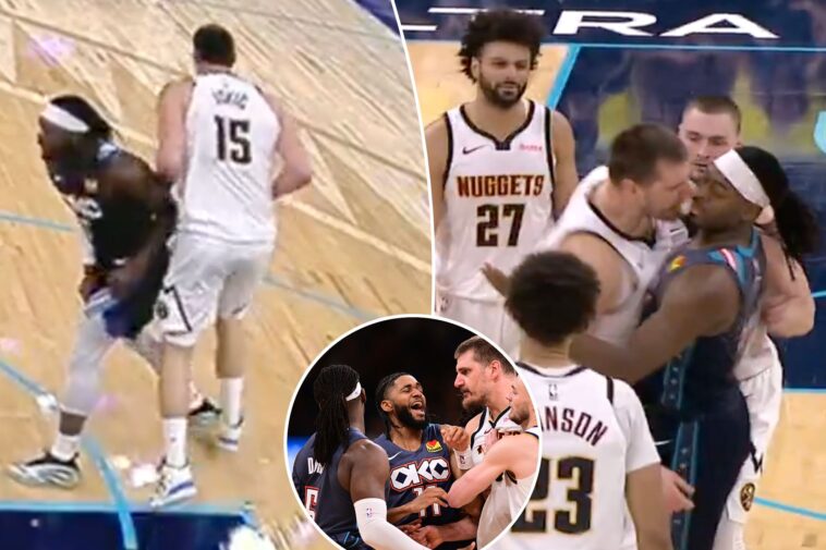nikola-jokic-calls-out-thunder’s-lu-dort-for-tripping-after-tense-confrontation