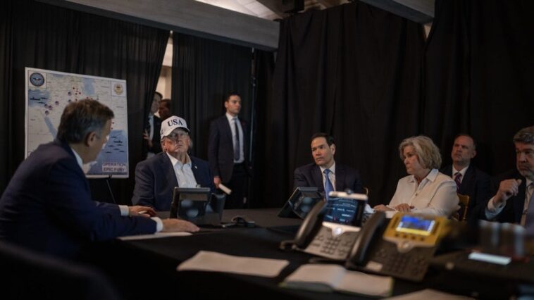 see-it:-war-room-pictures-show-trump-unleashing-‘operation-epic-fury’-from-mar-a-lago-situation-room