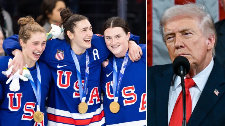 us-women’s-hockey-players-crack-jokes-about-men’s-team-on-saturday-night-live-after-trump-controversy