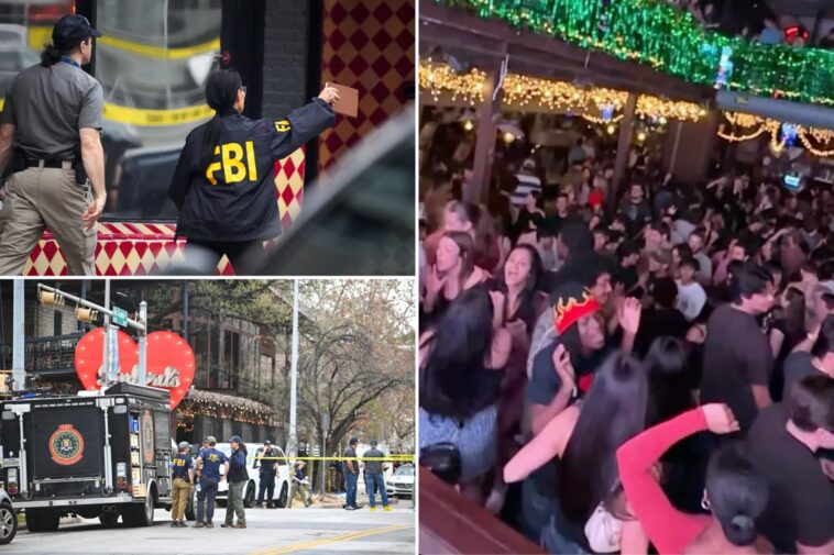 austin-bar-mass-shooter-possibly-motivated-by-iran-attacks,-quran-found-in-car-as-fbi-eyes-terrorism-after-2-killed,-14-injured