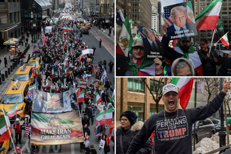 hundreds-of-iranian-americans-fill-nyc-streets-to-celebrate-death-of-ayatollah-khamenei:-‘make-iran-great-again’