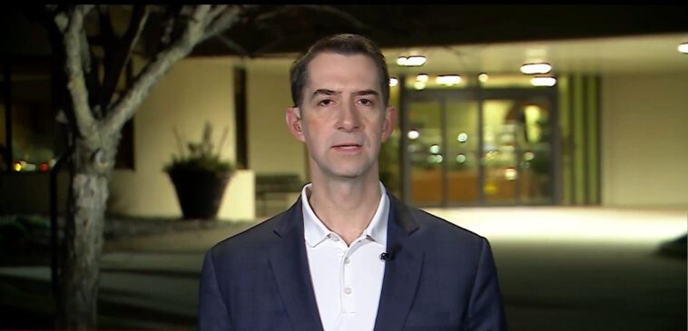senator-tom-cotton-spars-with-cbs’s-margaret-brennan,-defends-president-trump’s-military-action-in-iran-(video)