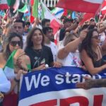 massive-pro-usa-demonstration-in-los-angeles-after-us-topples-iran’s-supreme-leader;-iranian-women-dance-to-trump’s-signature-ymca-(video)