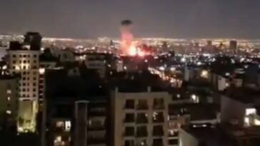 developing:-israel-bombs-tehran-and-lebanon-in-new-round-of-strikes-(video)