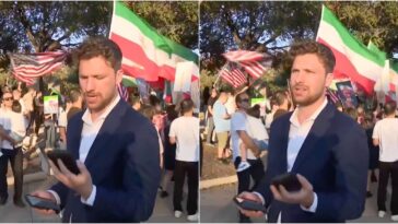 heroic:-cbs-austin-reporter-caught-on-hot-mic-allegedly-defying-direct-orders-from-higher-ups-to-censor-pro-trump,-pro-israel-crowds-following-iran-strikes