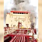 watch:-iranian-drone-attacks-oil-tanker-off-the-coast-of-oman,-killing-one-crew-member
