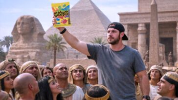 man-goes-back-in-time-to-mesmerize-ancients-with-futuristic-technology-of-gushers