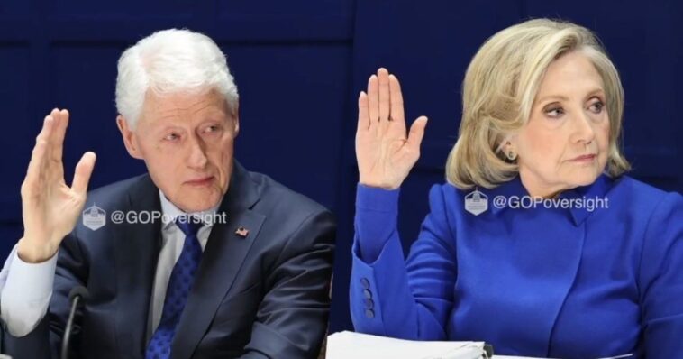 watch:-lawyers-scramble-when-bill-clinton-asked-if-he-thinks-epstein-killed-himself-–-hillary-says-epstein-“mysteriously-died”