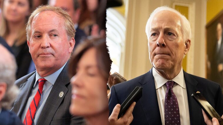 ‘the-right-thing’:-paxton,-cornyn-trade-blows-in-texas-primary-but-unite-for-trump’s-iran-strikes