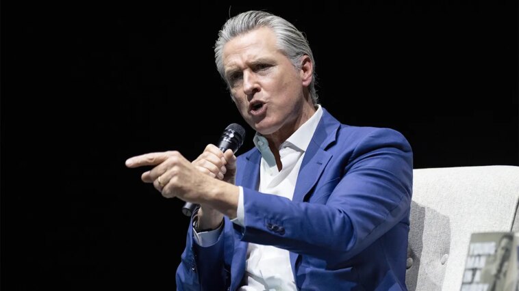 newsom-gets-defensive-when-confronted-by-left-wing-podcaster-on-urging-dems-to-be-‘culturally-normal’