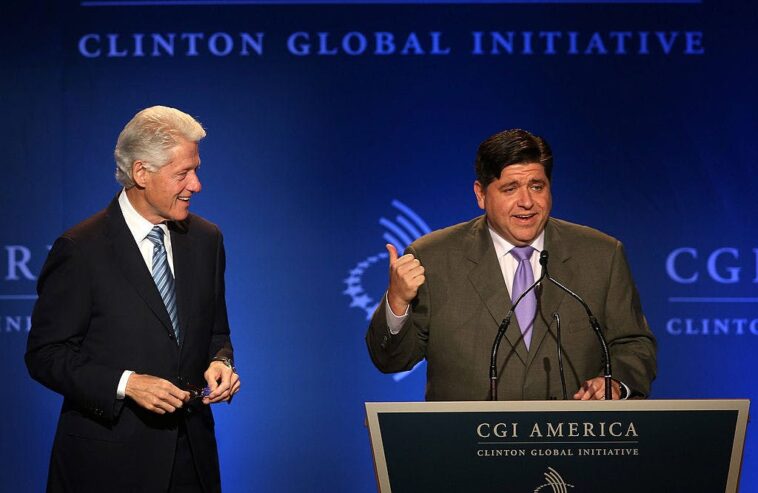 bill-clinton-walks-back-remarks-suggesting-jb-pritzker-flew-on-epstein’s-plane