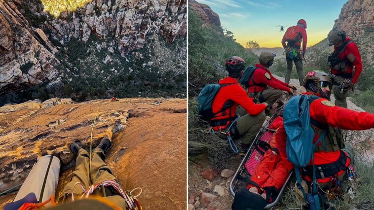 las-vegas-first-responders-conduct-seven-hour-rescue-of-injured-climber-stranded-600-feet-up-rock-face
