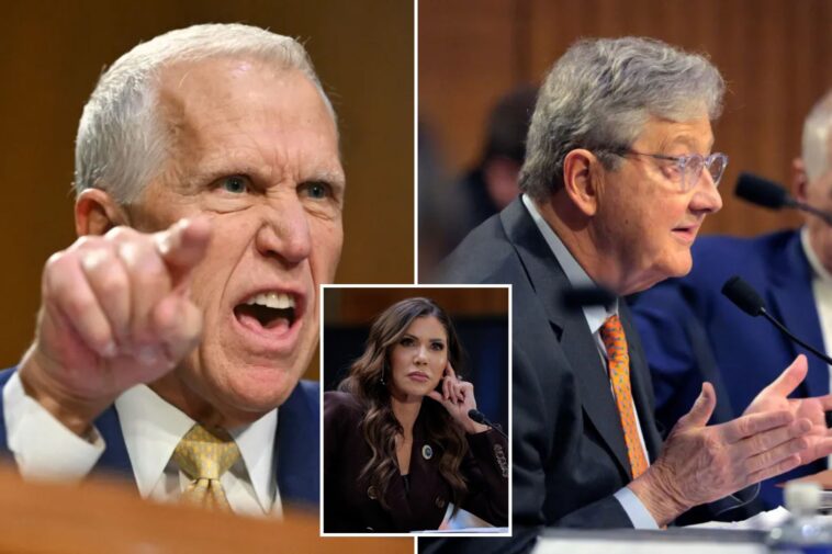 even-gop-senators-rip-noem-over-$220m-taxpayer-funded-tv-ads-—-starring-her