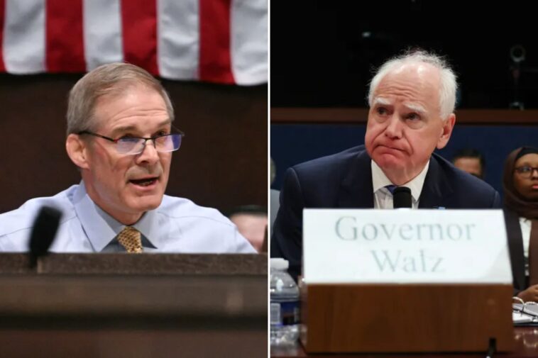 jim-jordan-grills-tim-walz-on-minnesota-fraud-scandal:-‘why-didn’t-you-tell-the-truth?’