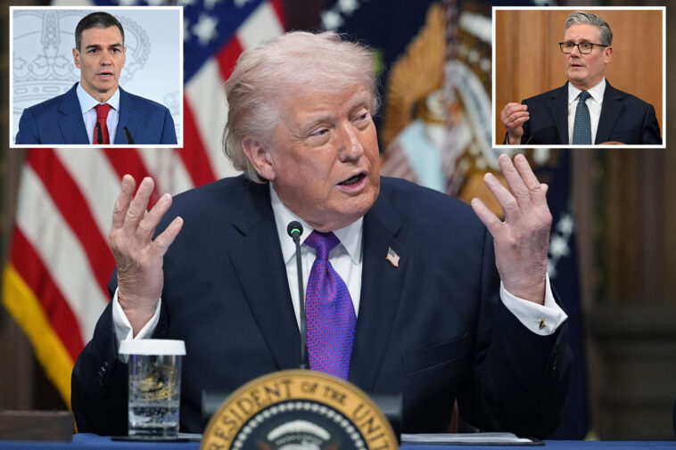 trump-goes-off-on-‘loser’-spain,-tells-the-post-uk’s-keir-starmer-should-help-with-iran-‘without-question’:-‘very-disappointing’