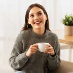 ‘mmm,-i-love-coffee,’-says-woman-drinking-chocolate-milk-with-single-drop-of-espresso