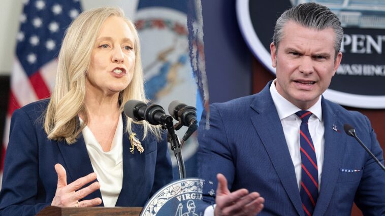 spanberger-lashes-out-at-pentagon-after-hegseth-pulls-colleges’-support-over-woke-‘ideologies’