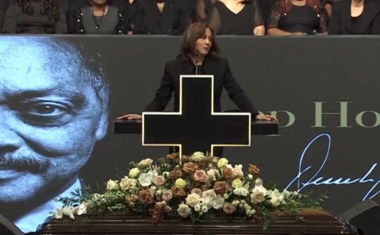 kamala-harris-busts-out-fake-accent,-delivers-politically-divisive-message-at-jesse-jackson’s-funeral-(video)