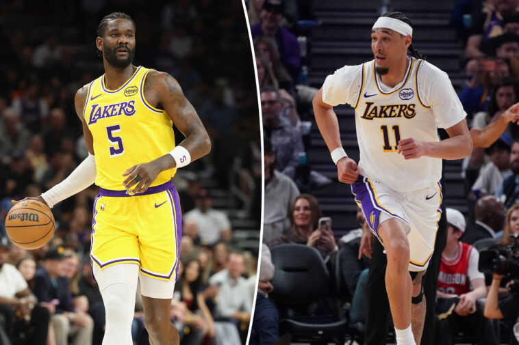 lakers-trust-jaxson-hayes-to-step-up-against-knicks-with-deandre-ayton’s-status-day-to-day