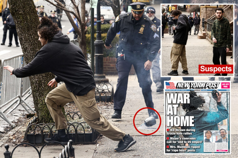 devices-hurled-at-gracie-mansion-protest-determined-to-be-highly-dangerous-ied-capable-of-‘serious-injury-or-death’:-nypd
