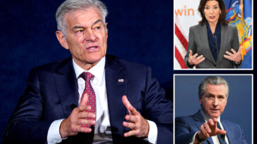 dr-oz-takes-aim-at-dem-govs.-hochul,-newsom-over-medicaid-fraud:-‘rot-in-the-system’
