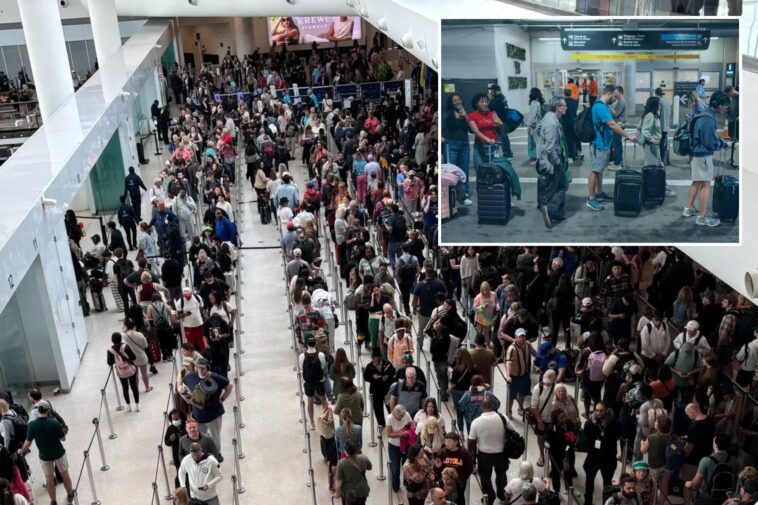 dhs-slams-democrats-for-holding-travelers-‘hostage-for-political-points’-as-airport-chaos-sparks-hours-long-security-lines