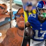 wan’dale-robinson-vacations-with-girlfriend-as-giants-wide-receiver-enters-free-agency