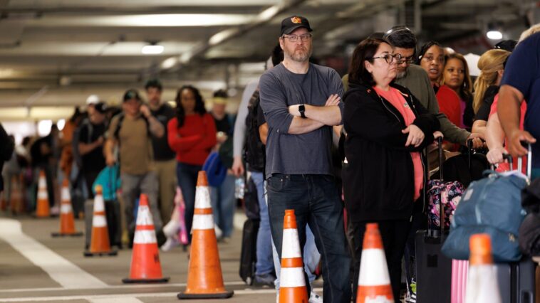 shutdown-sparks-flight-chaos-as-tsa-lines-spill-into-parking-lots-with-3-hour-waits-or-longer