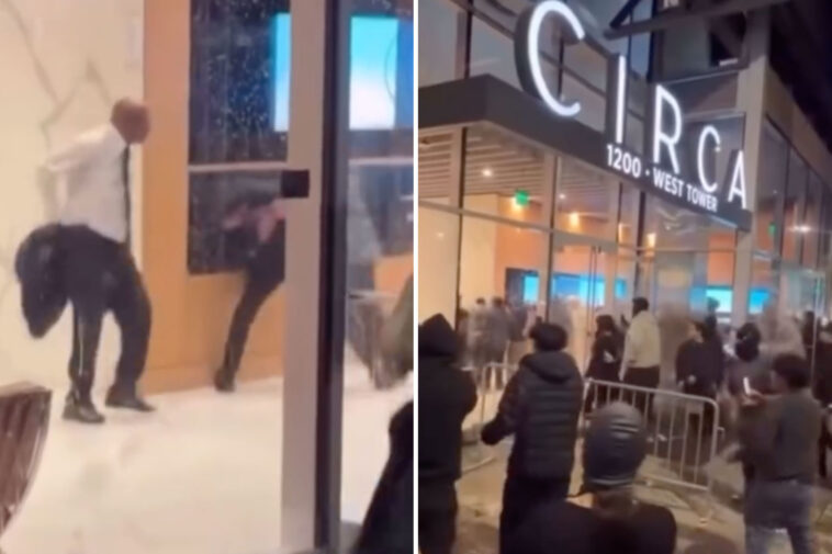 shocking-moment-gang-storms-luxury-la-apartments-and-brawl-with-doormen-following-street-takeover