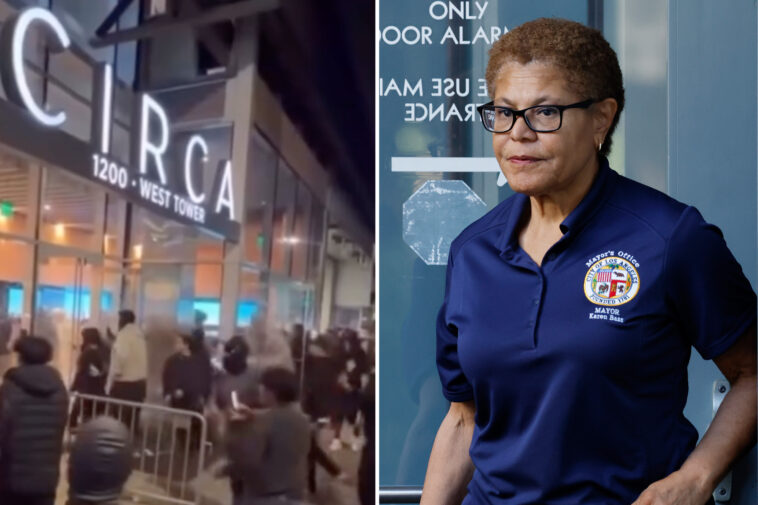 mayor-karen-bass-beefs-up-lapd-presence-in-dtla-after-violent-mob-takes-over-luxury-apartments