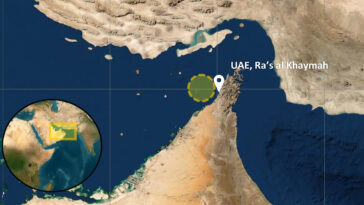 british-military-says-a-cargo-ship-is-ablaze-in-the-strait-of-hormuz-after-being-hit-by-a-projectile