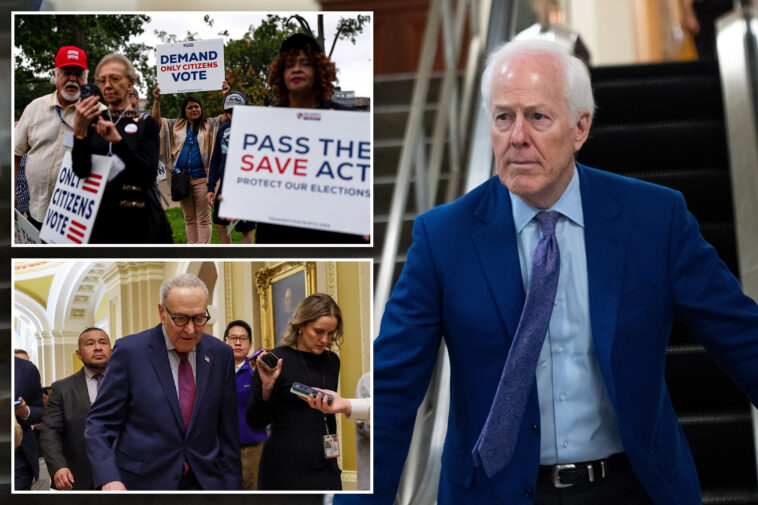 sen.-john-cornyn-calls-on-republicans-to-change-filibuster-rules-to-pass-save-america-act,-reopen-dhs