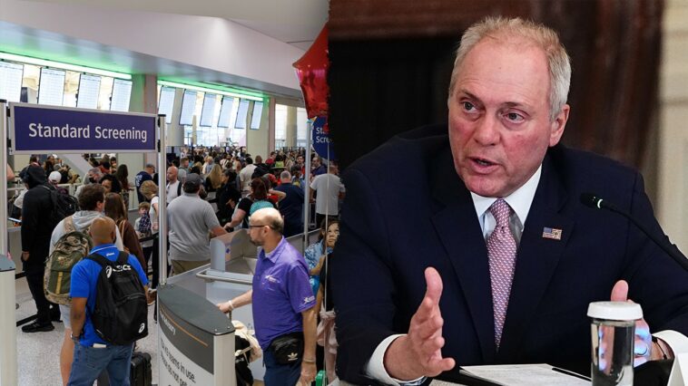 171-million-travelers-face-airport-delays-as-democrats’-dhs-shutdown-hits-tsa-staffing,-scalise-warns
