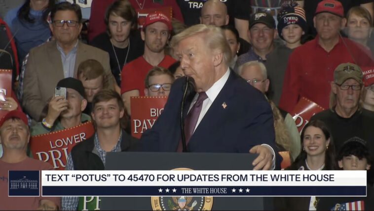 watch-live:-president-trump-delivers-remarks-in-hebron,-kentucky-ahead-of-thomas-massie-primary-election-–-4:25-pm-et