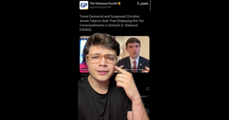 victor-reacts:-james-talarico-says-displaying-the-ten-commandments-is-violence-against-christianity?-(video)