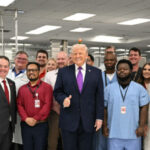 trump-tours-pharmaceutical-manufacturing-site-in-cincinnati,-gives-update-on-iran:-‘way-ahead-of-schedule’