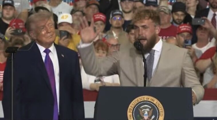 watch:-trump-predicts-that-boxer-and-youtube-star-jake-paul-to-run-for-office-during-rally-in-hebron,-ky-–-“you-have-my-complete-and-total-endorsement!”