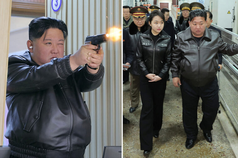 kim-jong-un-and-his-teenage-daughter-fire-pistols-at-north-korean-shooting-range